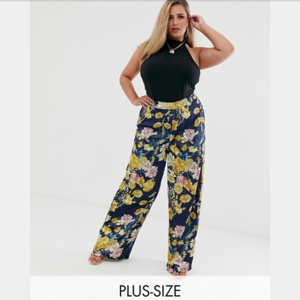 Missguided High Rise Wide Leg Pants